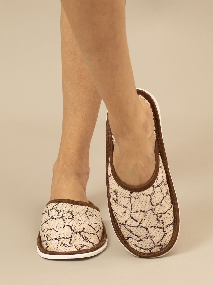 Тапки женские ЖТП - сахель/бежевый