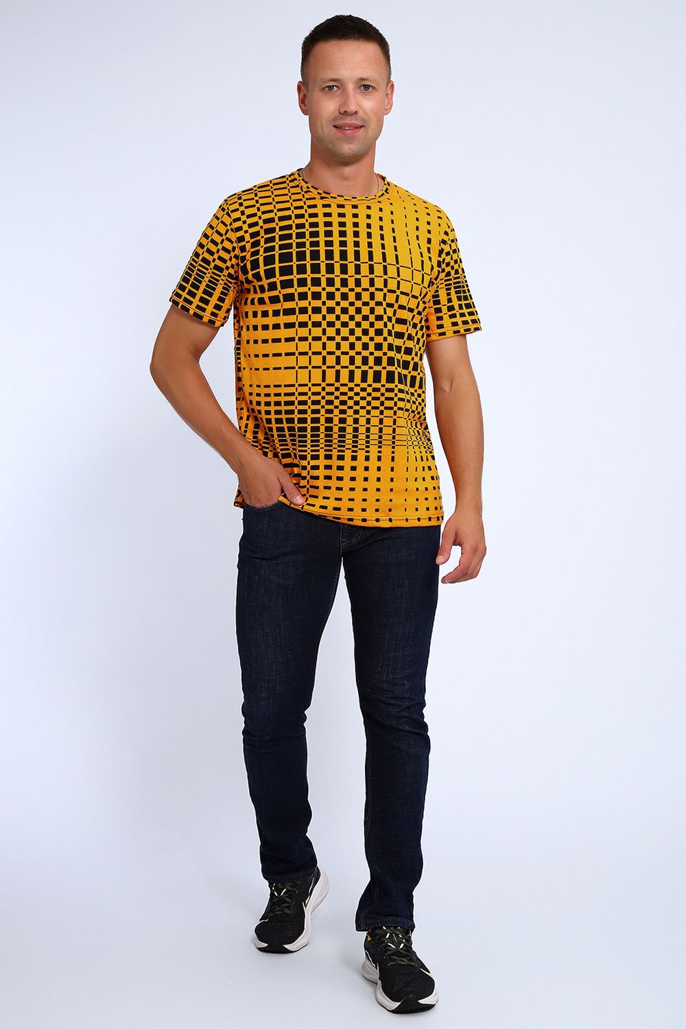 Футболка мужская 24283 - желтый