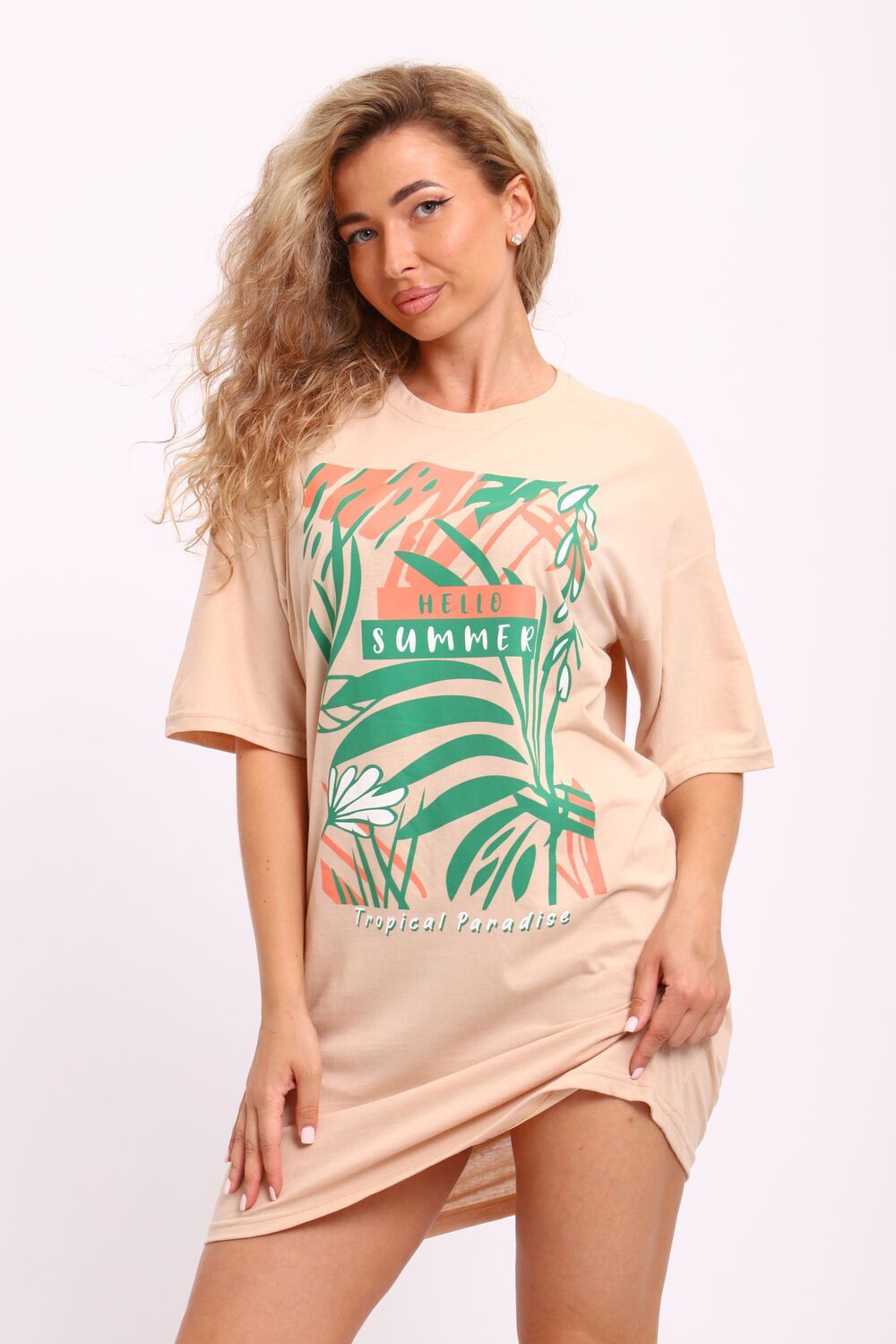 Туника женская 20519 - светло-бежевый