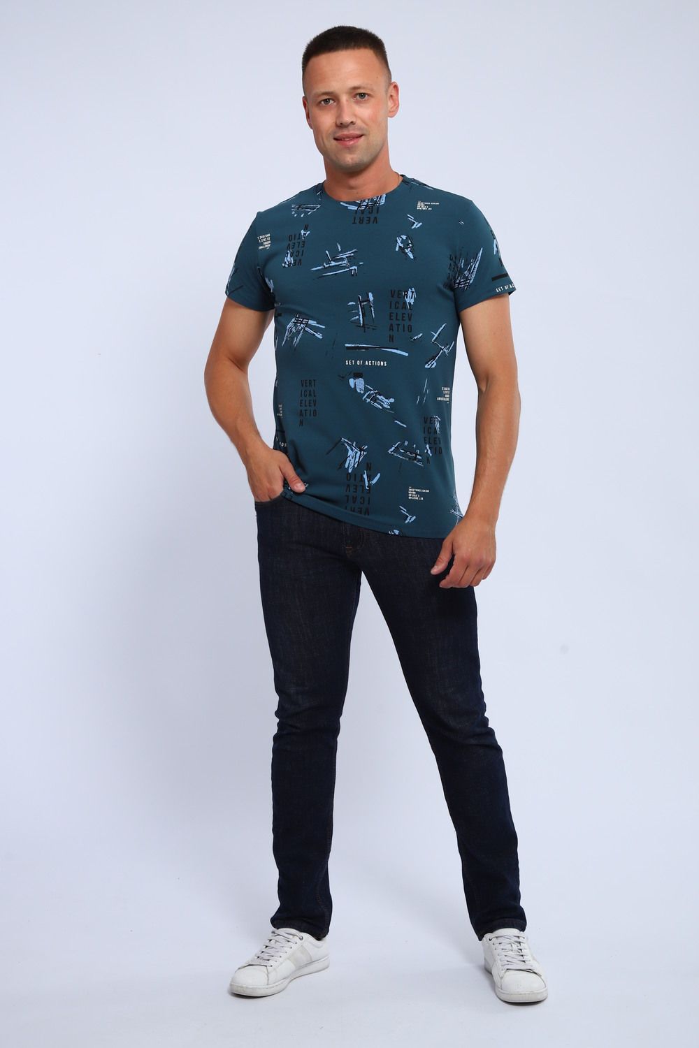 Футболка 015 - бирюза