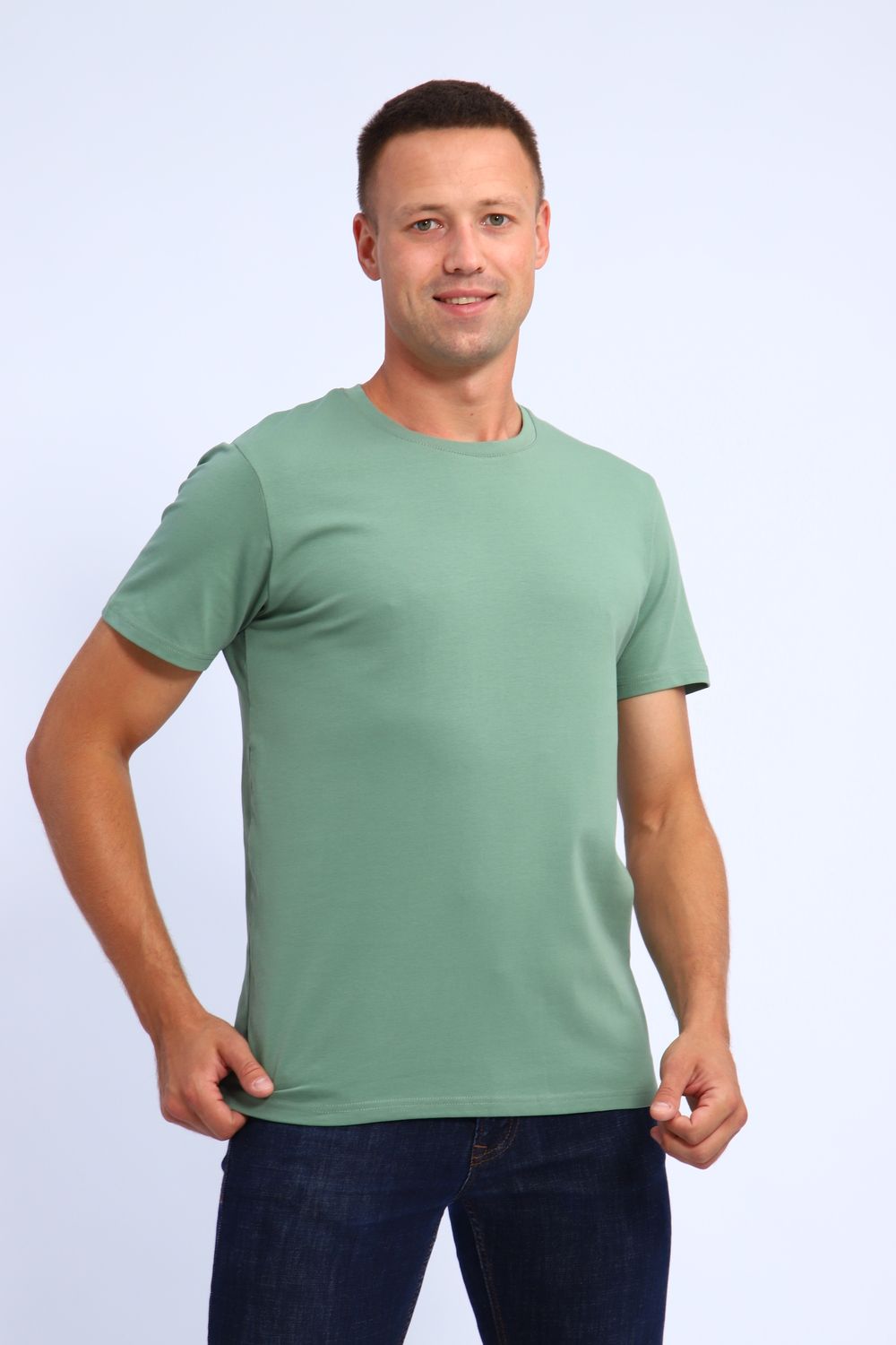 Футболка 019 - оливковый