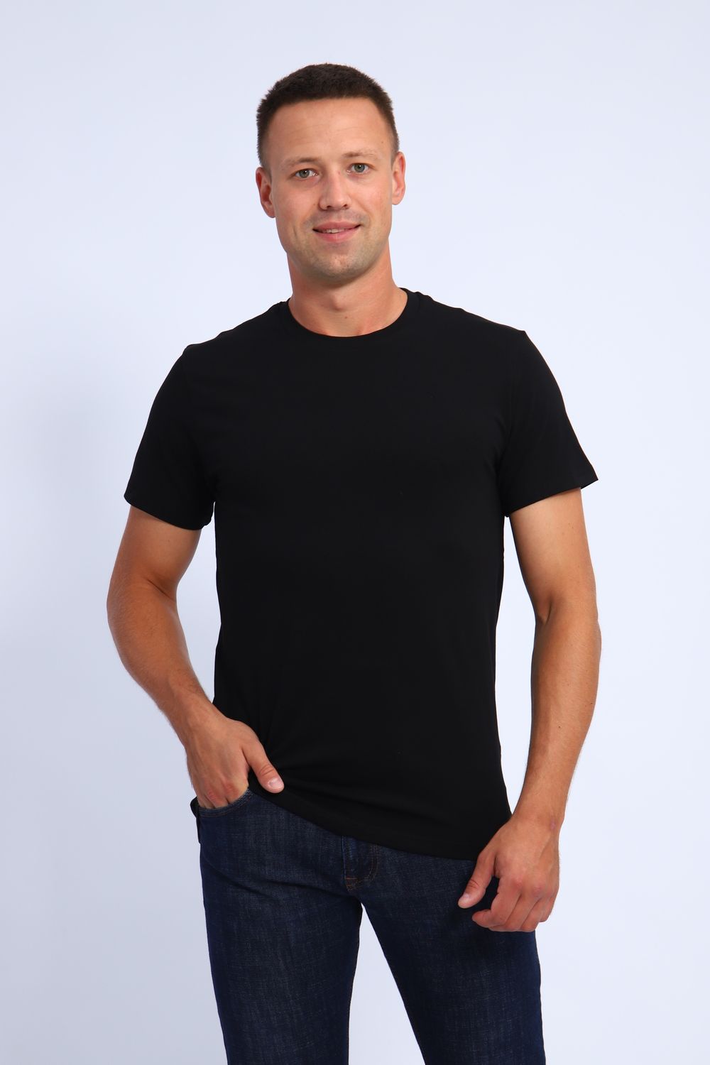 Футболка 019 - черный