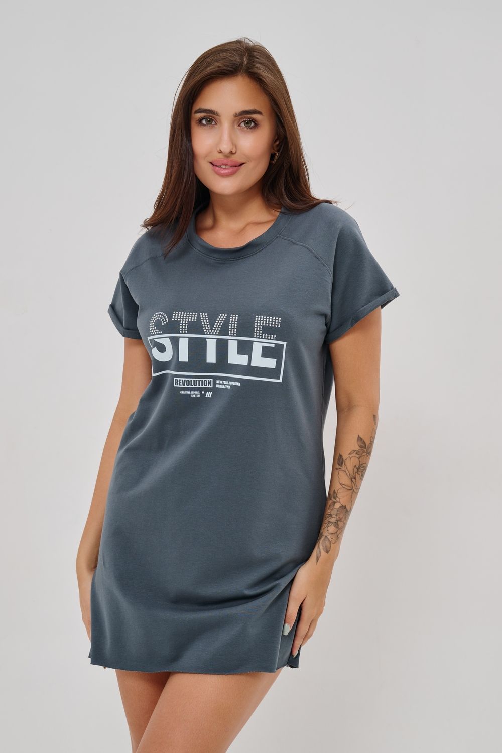 Туника женская 88542 - серый