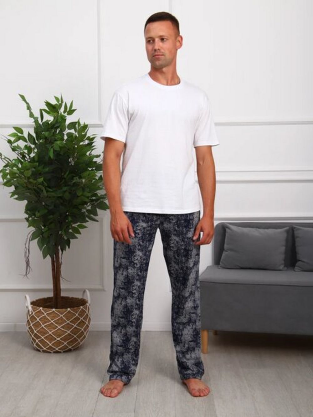 Брюки мужские Арт. 682 - темно-синий