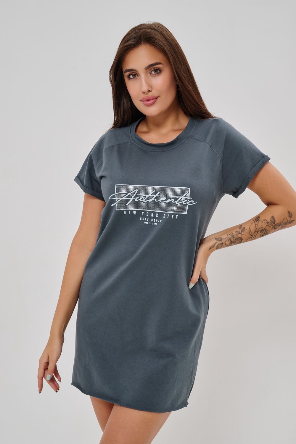 Туника женская 88541 - серый