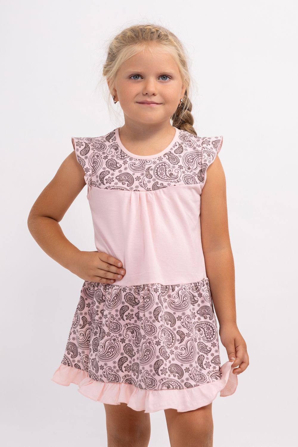 Платье детское 85552 - персик