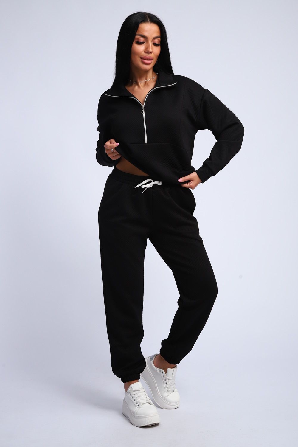 Женский костюм 31979 - коричневый