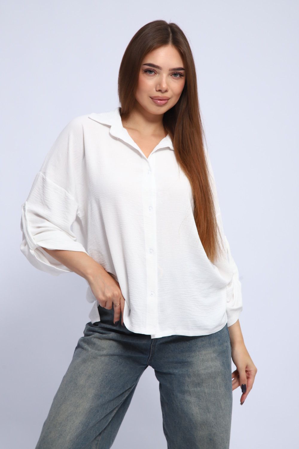 Женская рубашка 31982 - белый