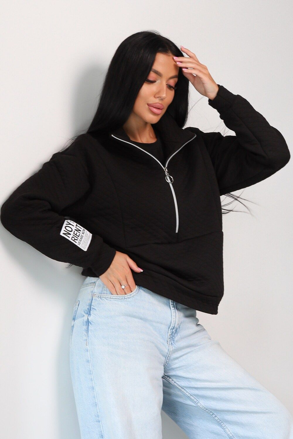 Толстовка женская ТЖК01 - черный