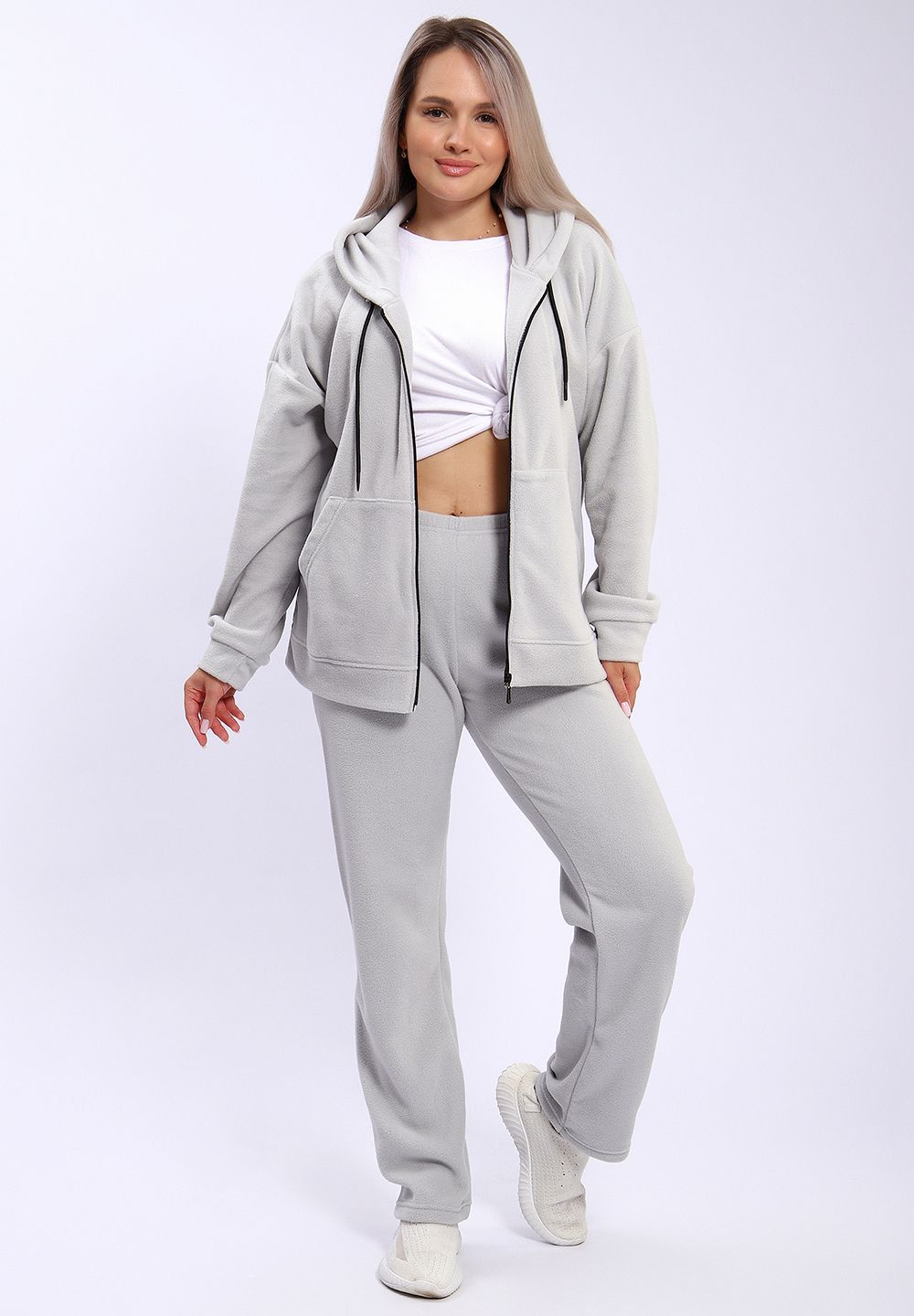 Костюм флис 299 - светло-серый
