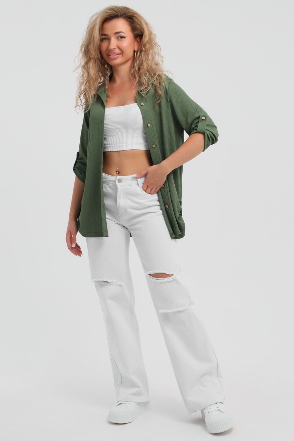 Рубашка 36963 - хаки