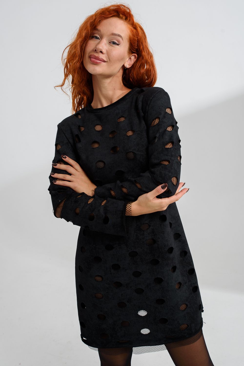 67187 платье женское - черный винтаж