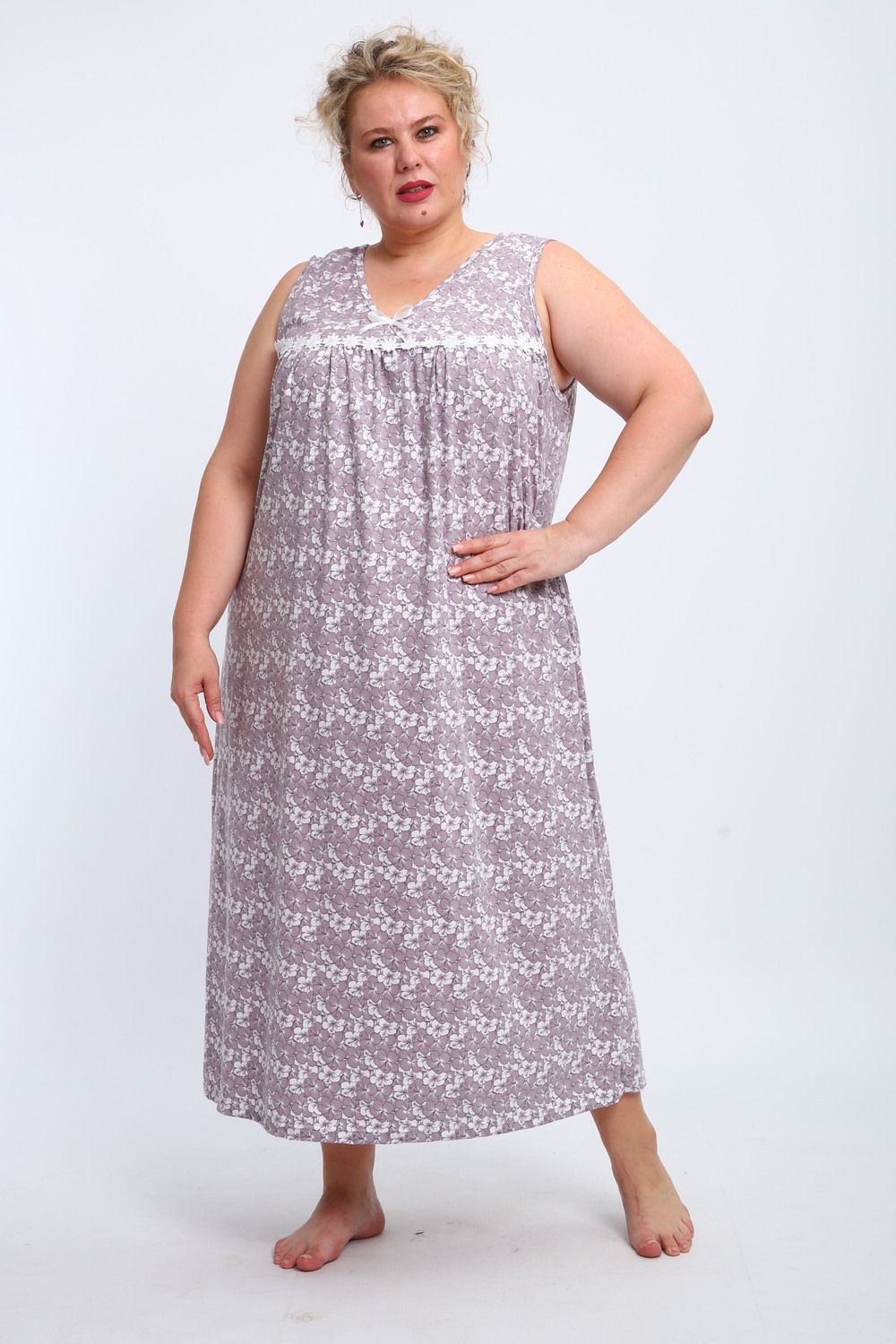 Ночная сорочка С431БР - Ксения лиловый