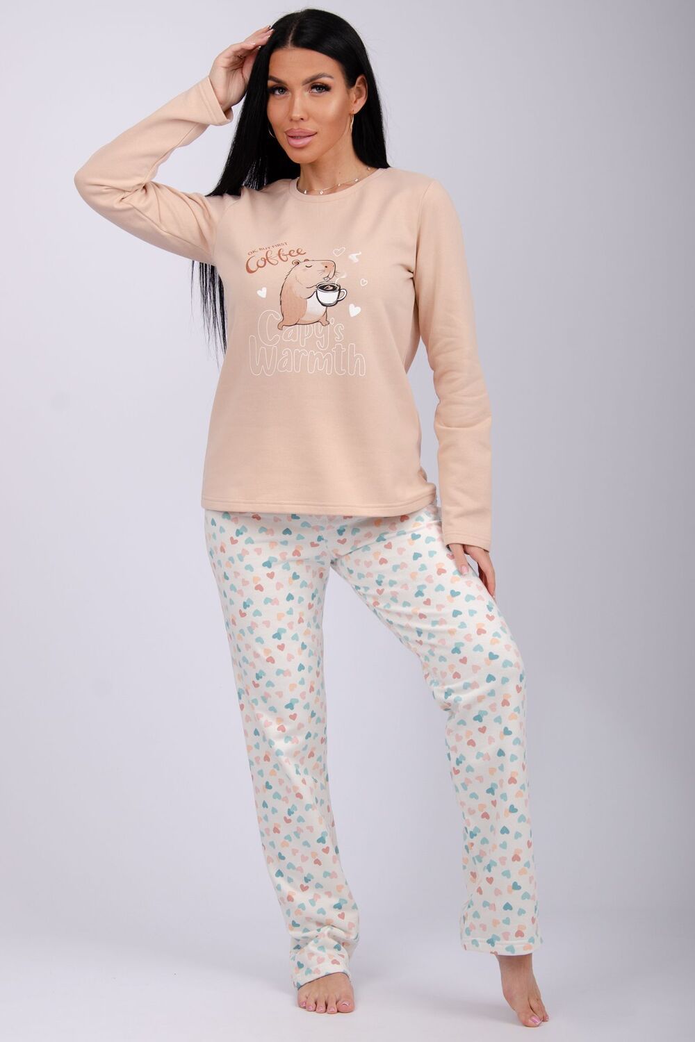 Пижама Кофебара - кофейный