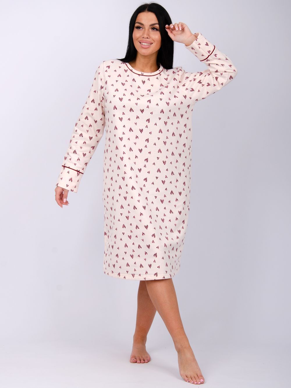 Сорочка Лорейн - сердце