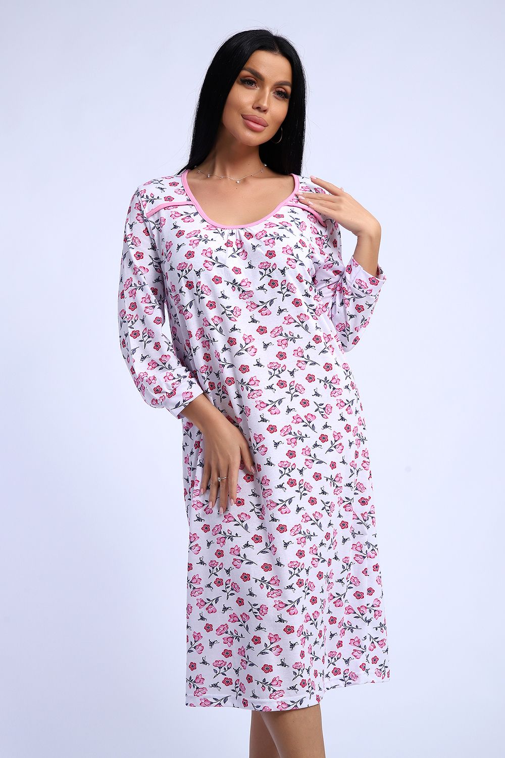 Сорочка 51197 - розовый