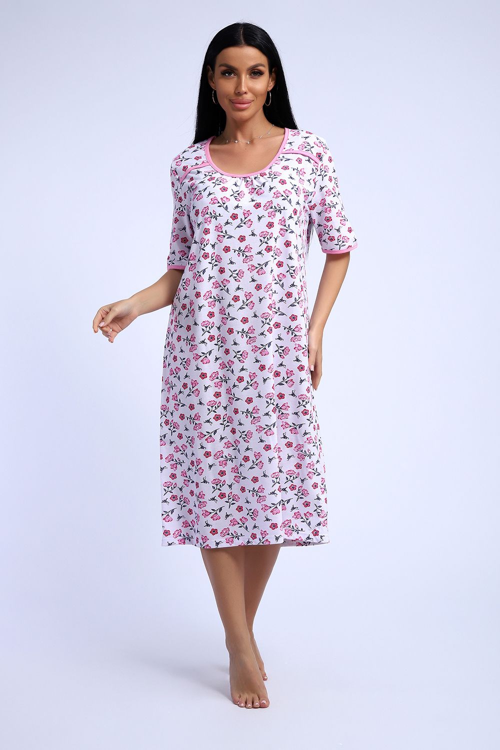 Сорочка 51196 - розовый