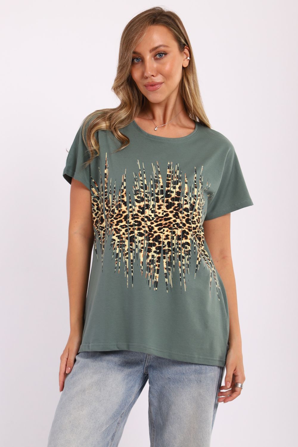 Футболка женская 32102 - зеленый