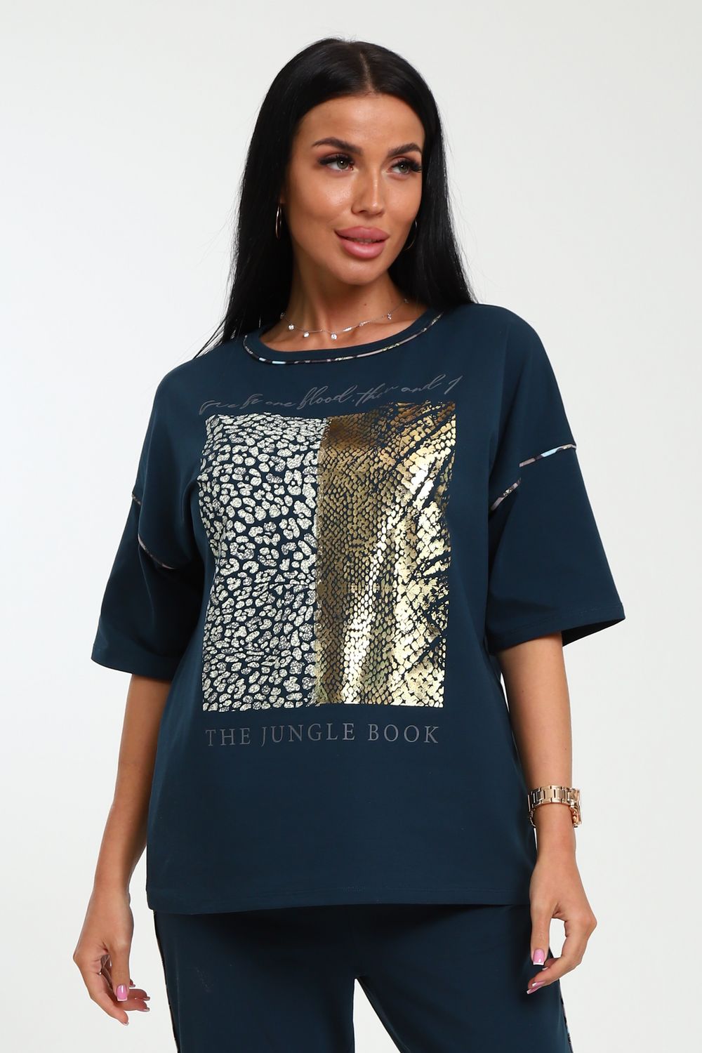 Футболка женская 238 - изумрудный