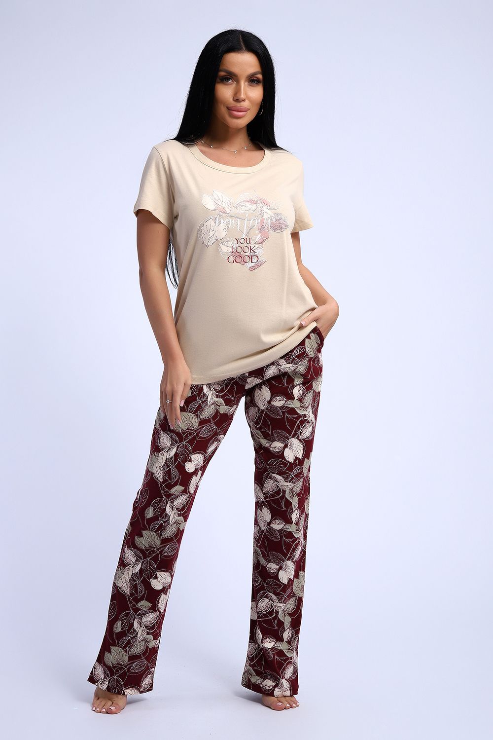 Костюм 51195 - вишня