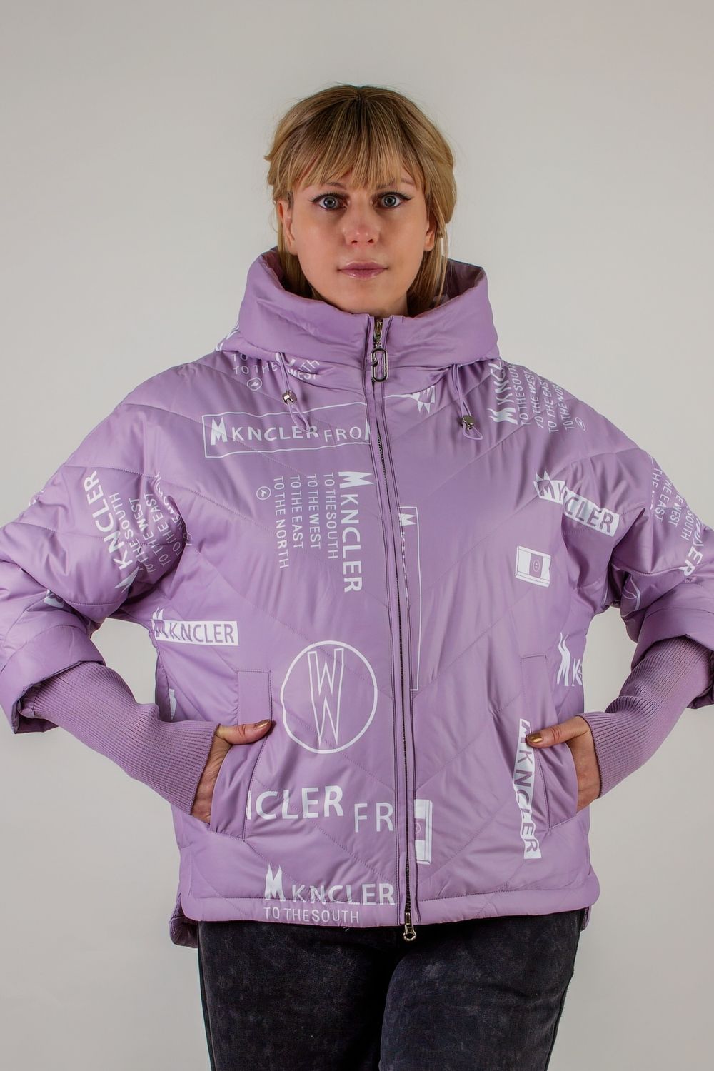 Куртка с отстегивающимся манжетом, арт.933 - сухая роза