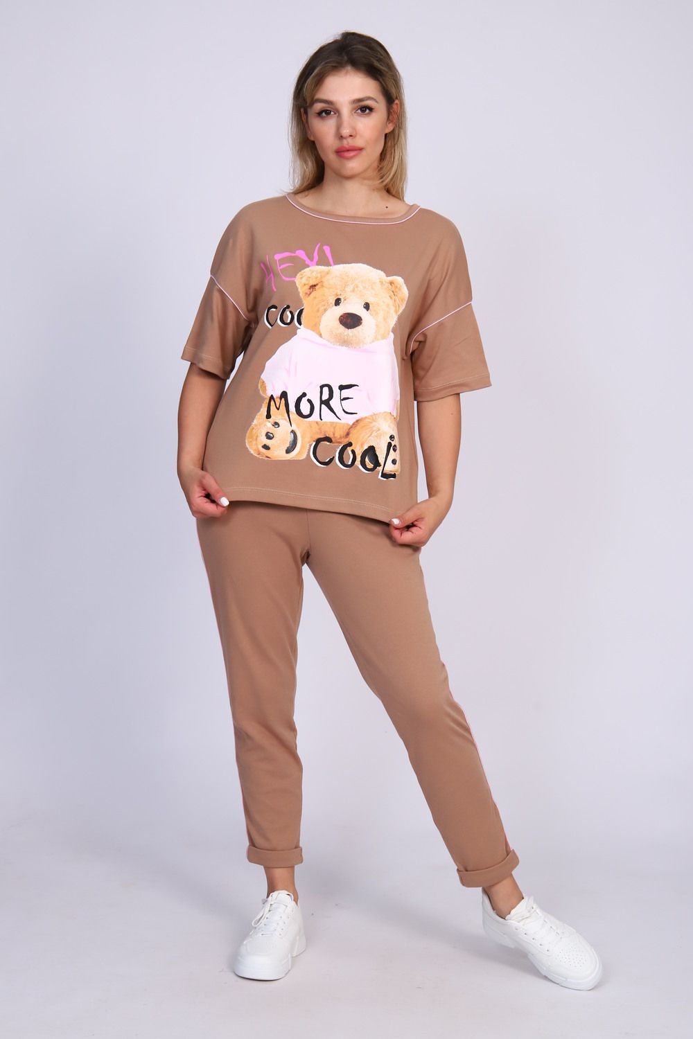 ТК 360 мишки Пижама - коричневый