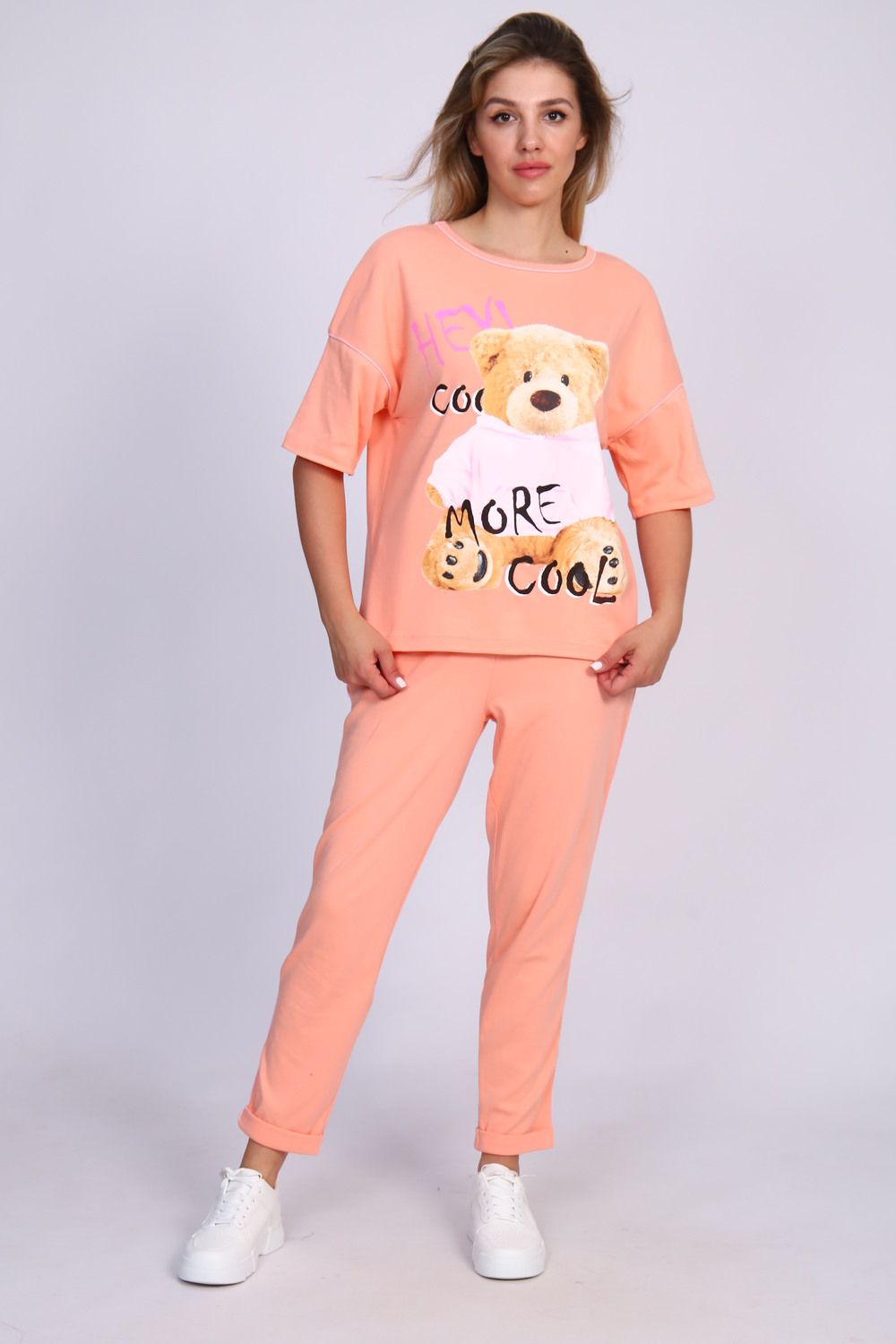 ТК 360 мишки Пижама - розовый