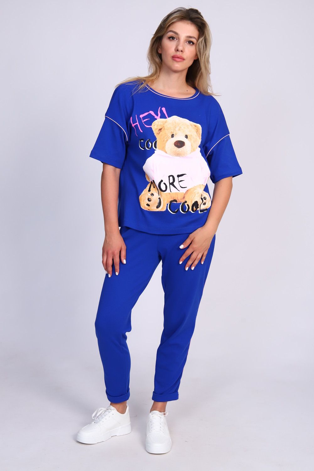 ТК 360 мишки Пижама - синий