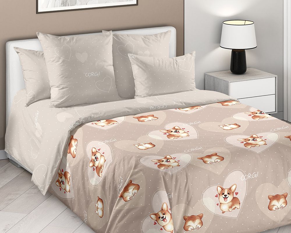 Постельное белье Влюбленный корги