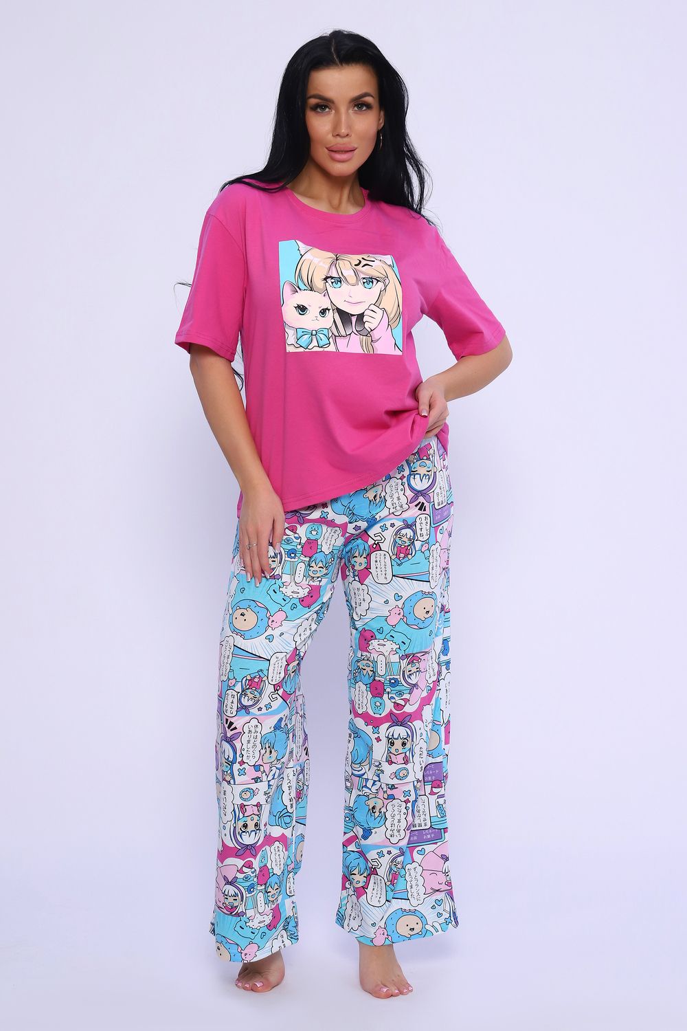 Костюм домашний 35332 - розовый