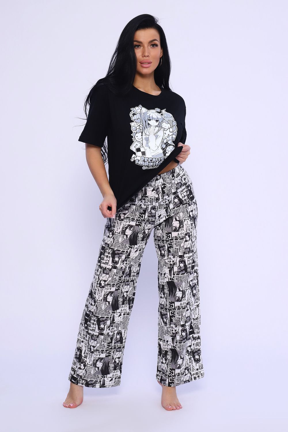 Костюм домашний 35332 - черный