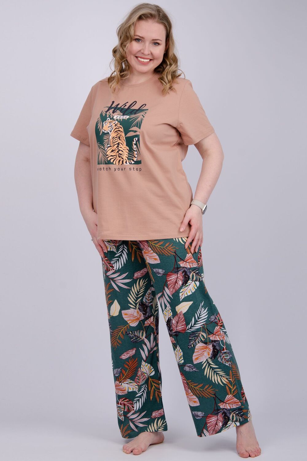 Пижама Медина - кофе