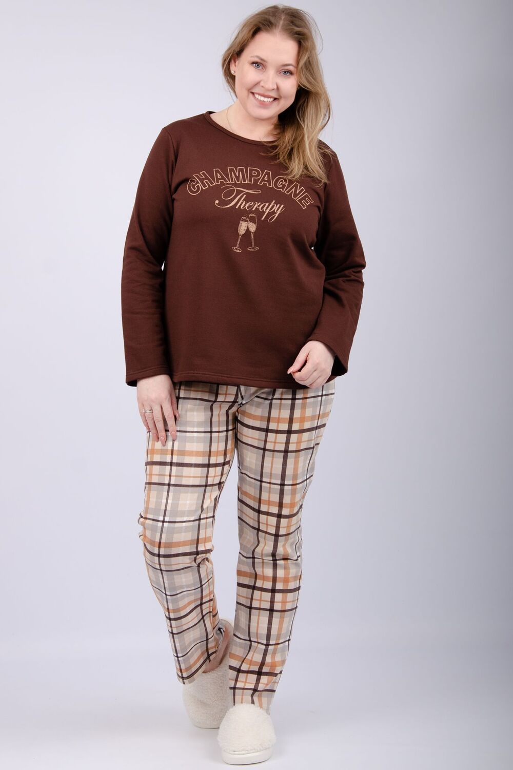 Пижама Голди - шоколадный