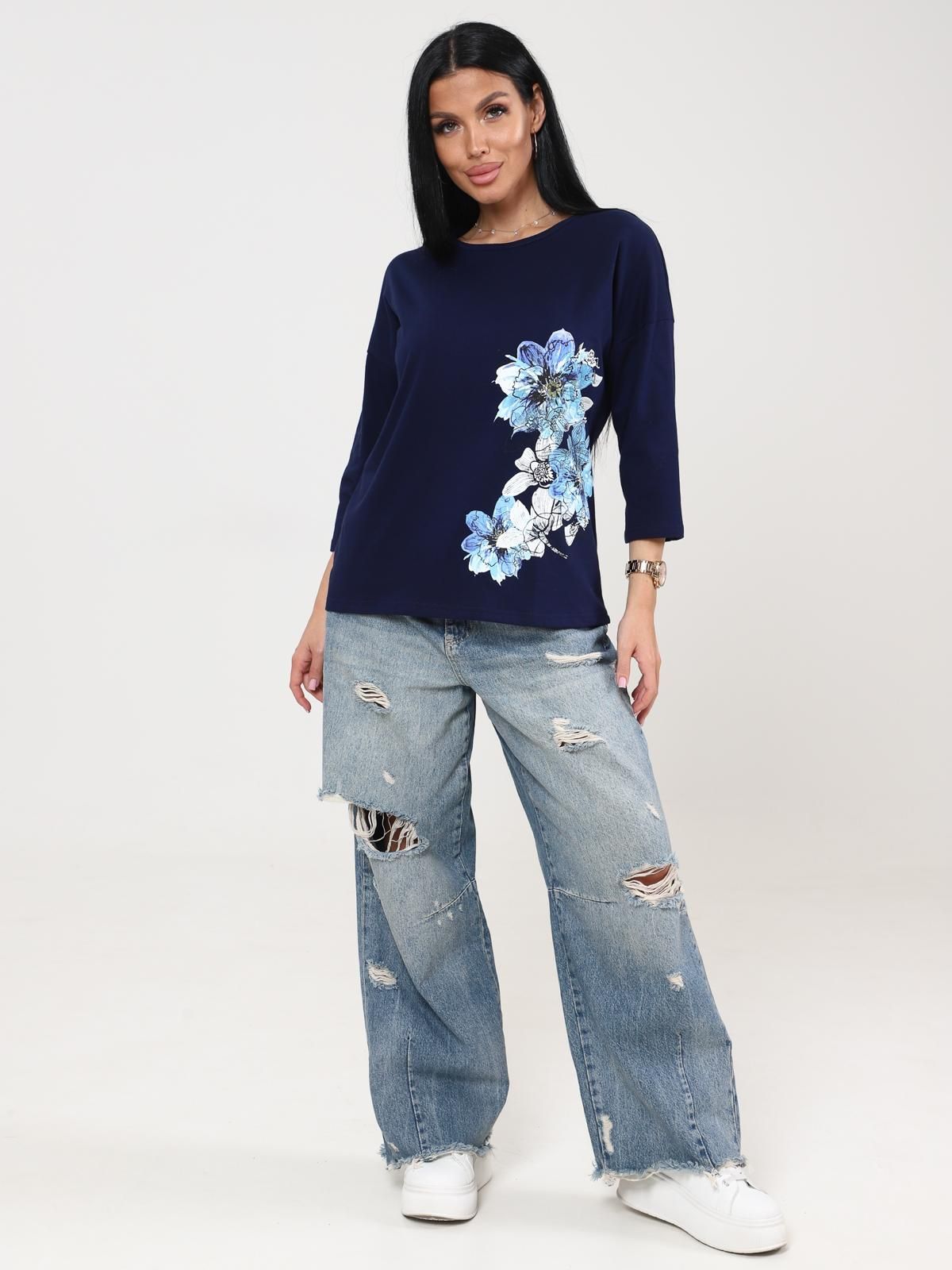 Мимулус - футболка чернильный