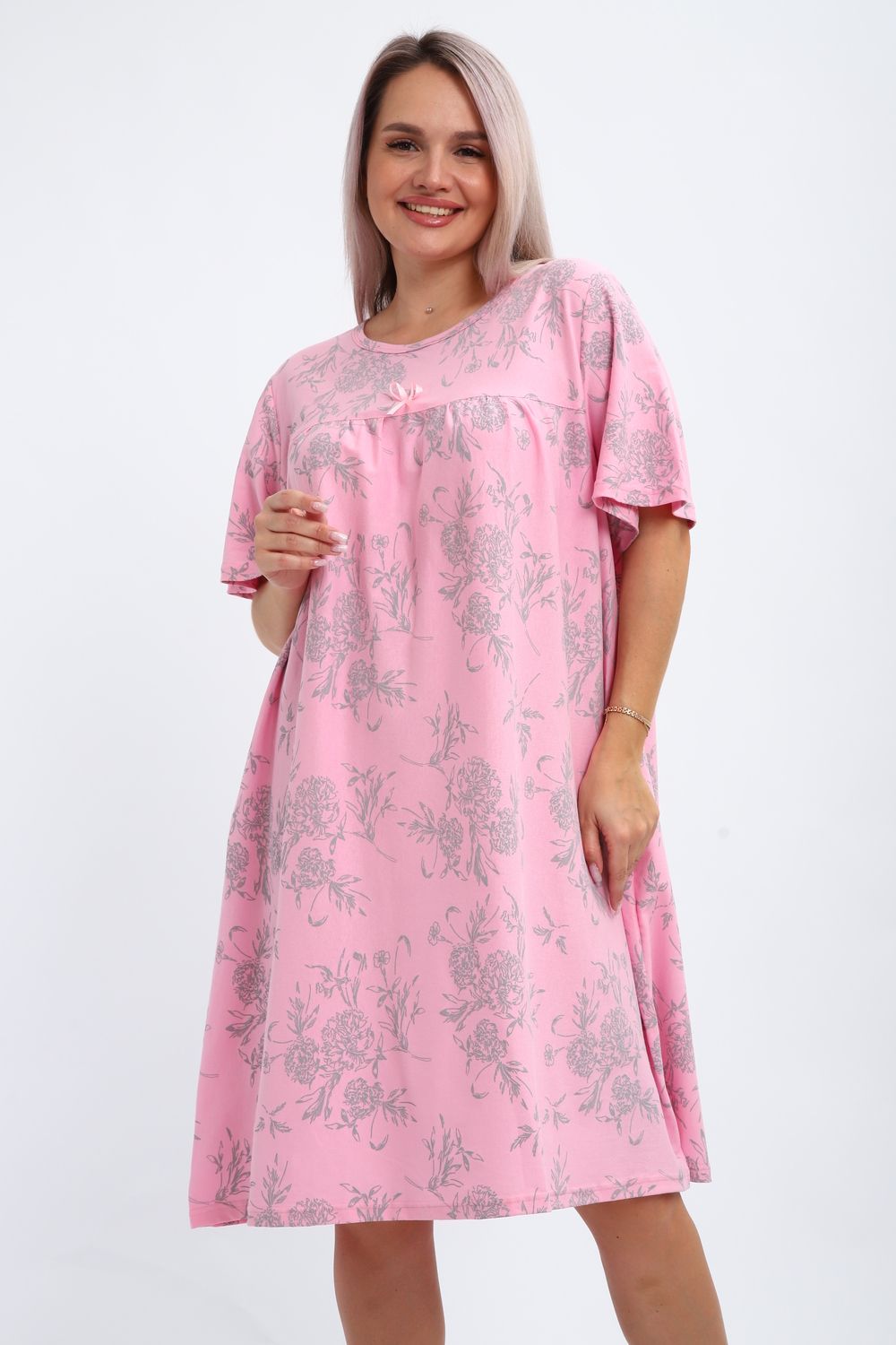 Сорочка женская 20523 - розовый