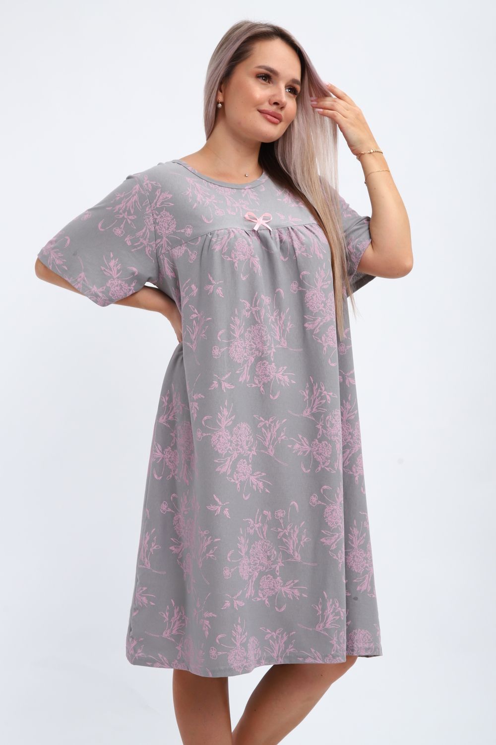 Сорочка женская 20523 - серый