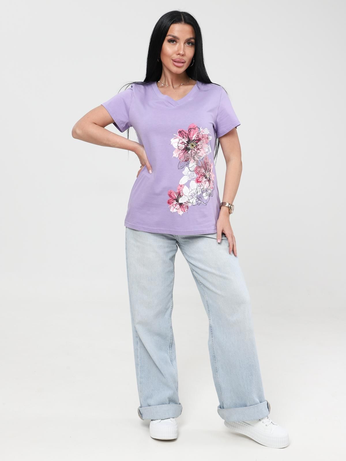 Вейгела - футболка сиреневый