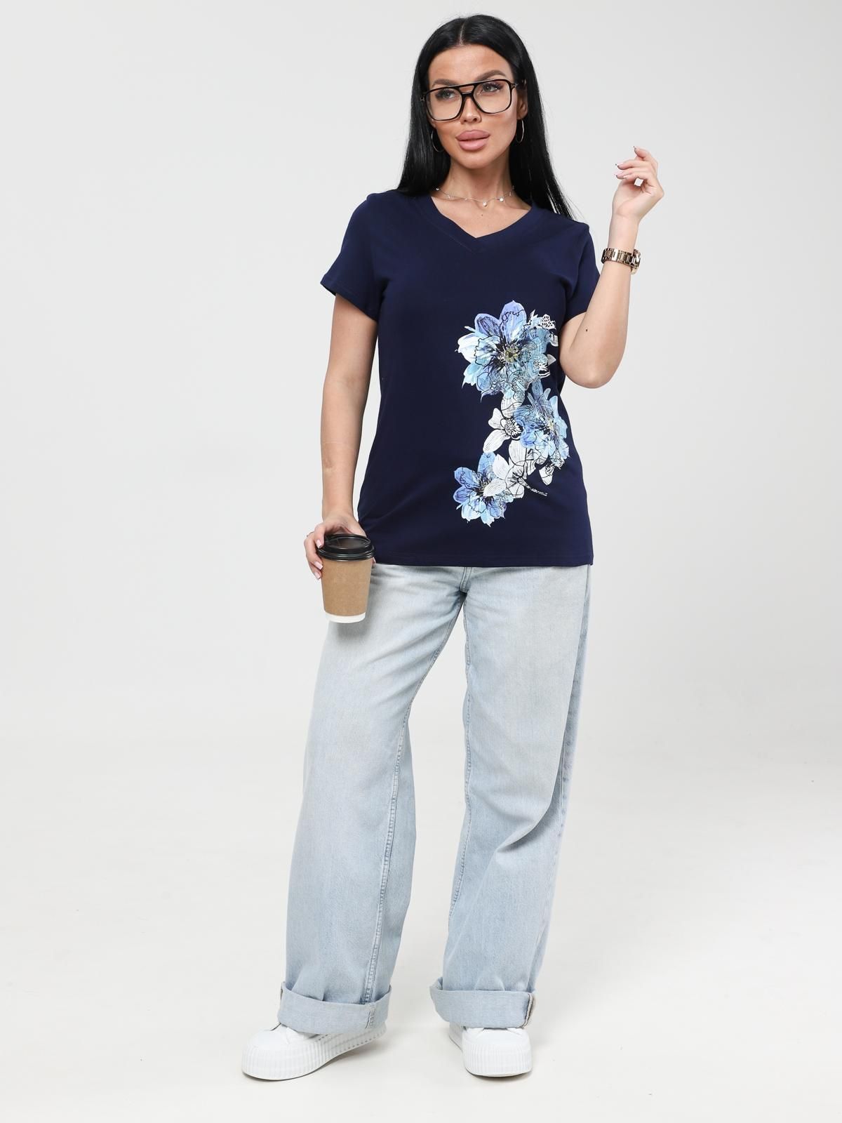 Вейгела - футболка чернильный