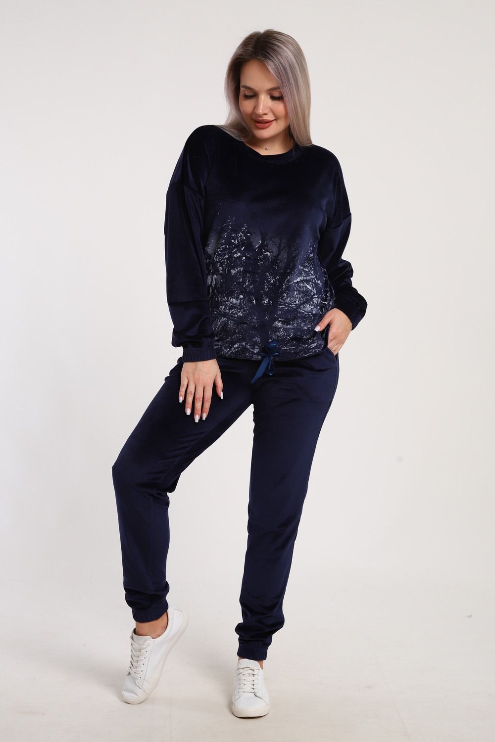 633 Костюм Зимушка - темно-синий