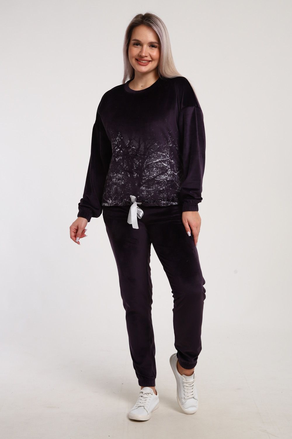 633 Костюм Зимушка - баклажан