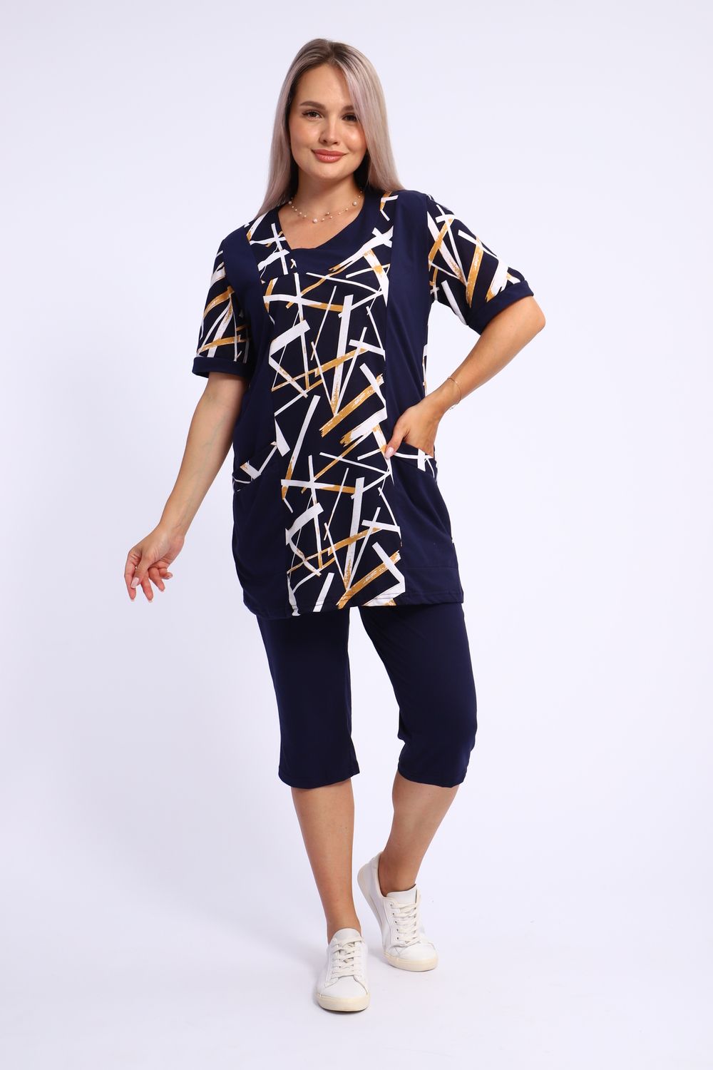 Костюм женский 260 - темно-синий