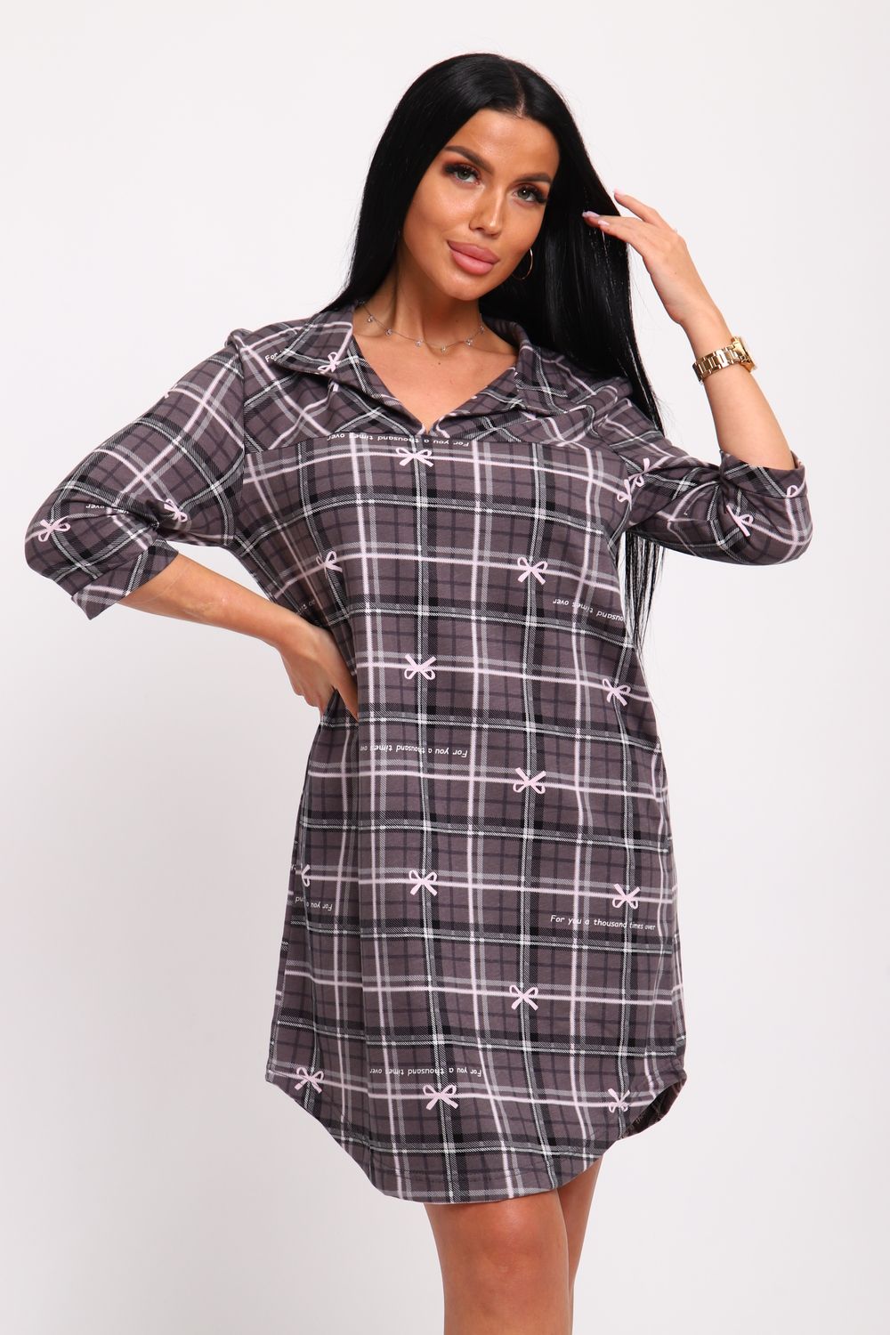 Туника женская 304 - серый