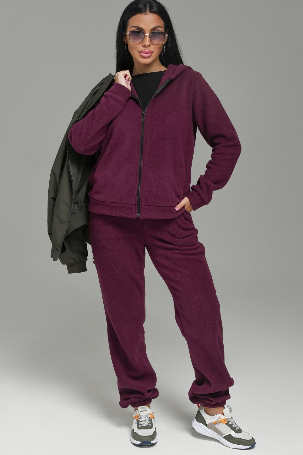 Костюм 74718 - бордовый