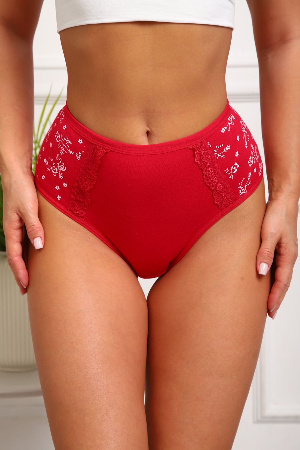 Трусы 64883 - красный