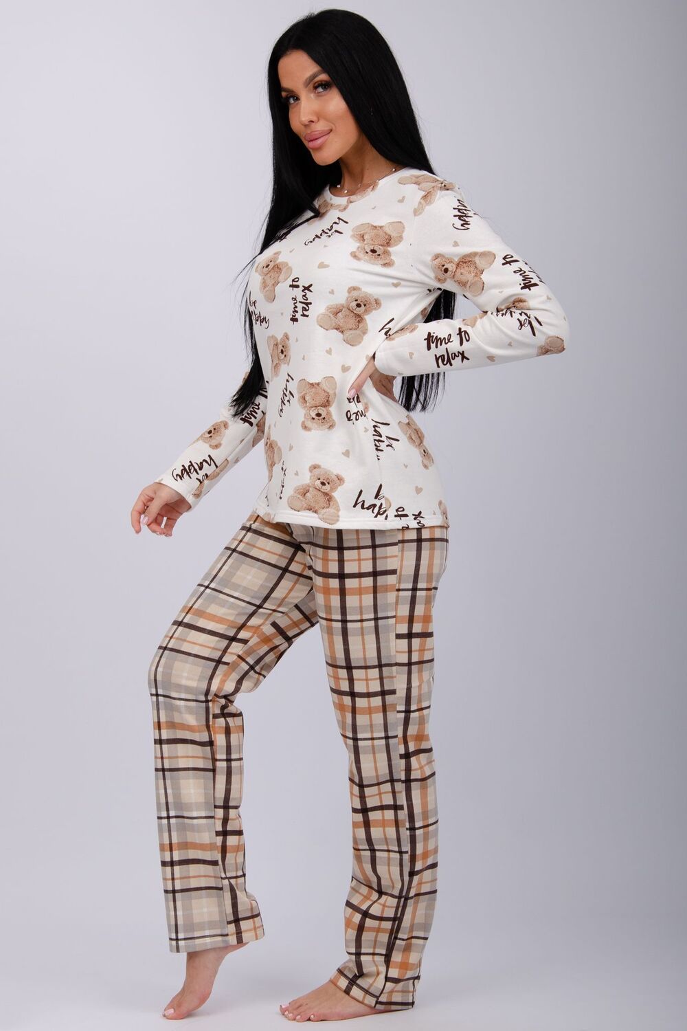 Пижама Гамми - бежевый