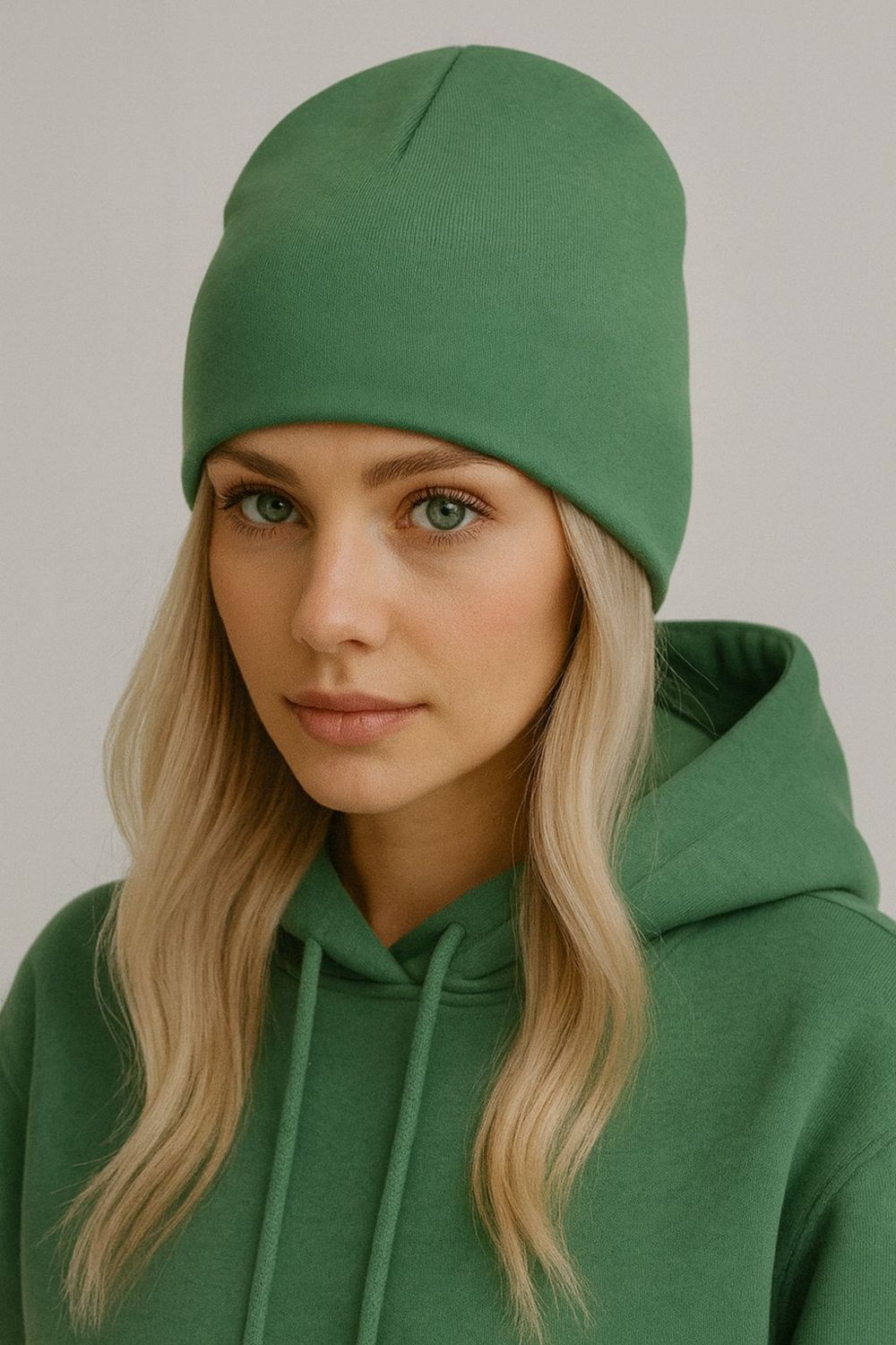 Шапка Арт. 001 - изумрудный