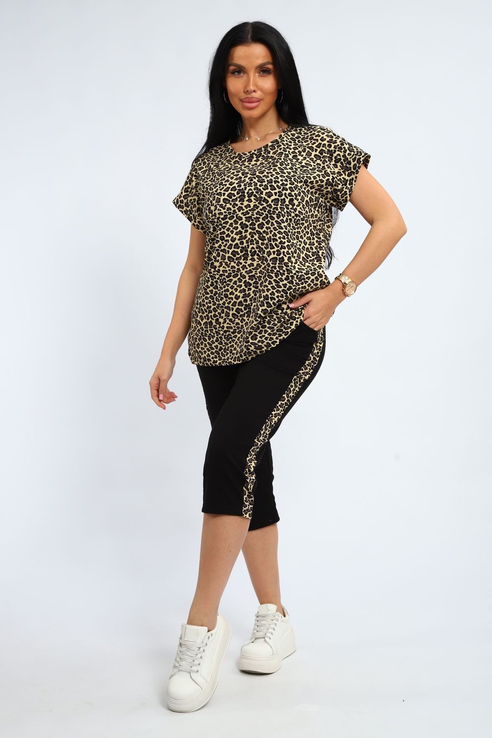 Костюм женский 354 - леопард