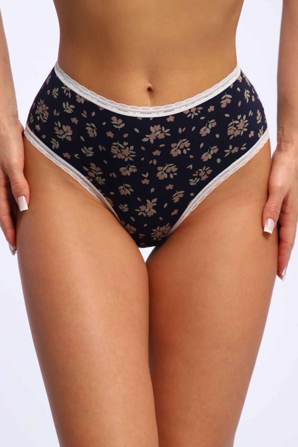 Трусы женские 45037 - темно-синий