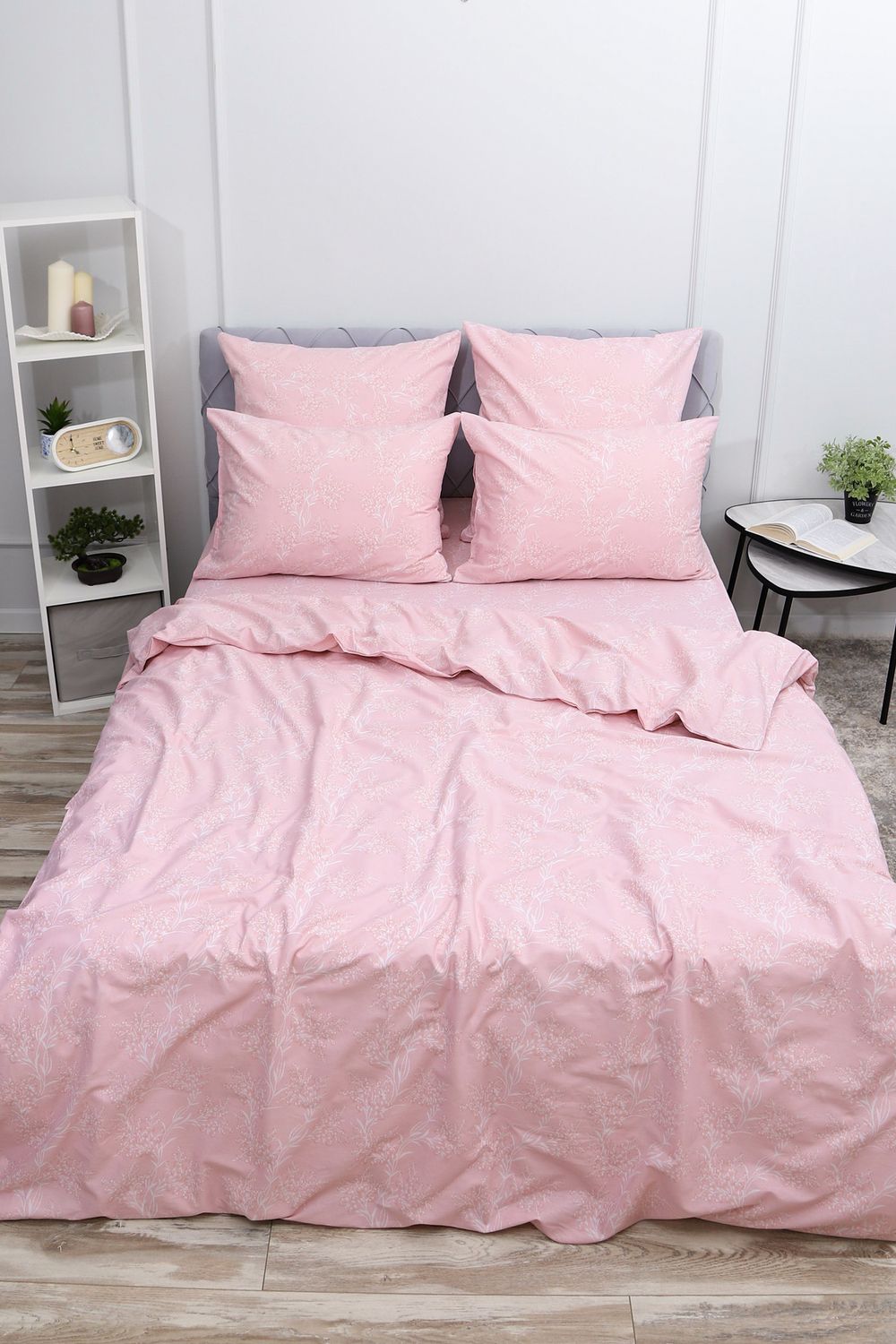 Пододеяльник поплин Виола-компаньон - розовый