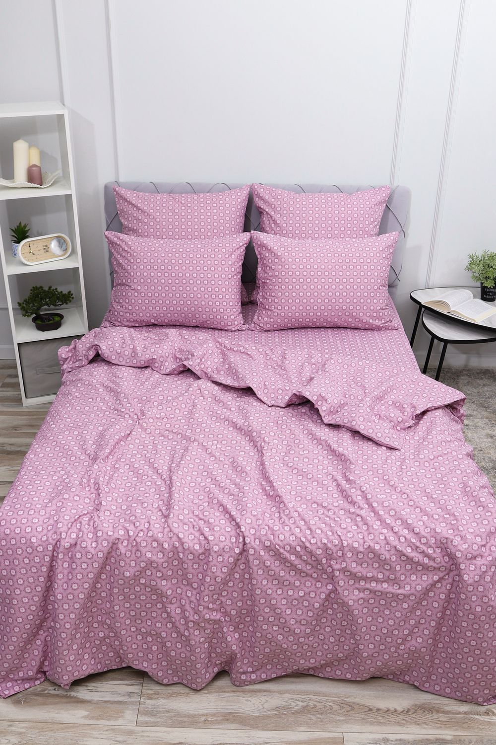 Пододеяльник поплин Сара-компаньон - лиловый